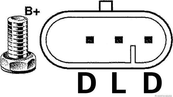 Herth+Buss Jakoparts J5110909 - Ģenerators adetalas.lv