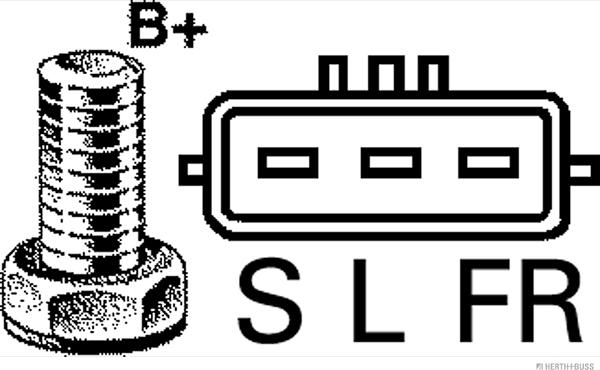 Herth+Buss Jakoparts J5110533 - Ģenerators adetalas.lv