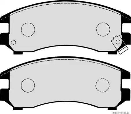 Japanparts PA-135 - Bremžu uzliku kompl., Disku bremzes adetalas.lv