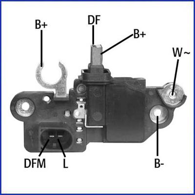 HITACHI 130570 - Ģeneratora sprieguma regulators adetalas.lv