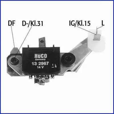 HITACHI 132967 - Ģeneratora sprieguma regulators adetalas.lv