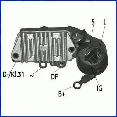 HITACHI 132975 - Ģeneratora sprieguma regulators adetalas.lv