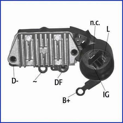 HITACHI 132976 - Ģeneratora sprieguma regulators adetalas.lv