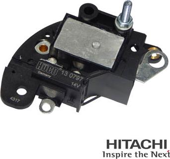 HITACHI 2500797 - Ģeneratora sprieguma regulators adetalas.lv