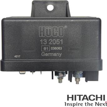 HITACHI 2502051 - Relejs, Palaišanas iekārta adetalas.lv