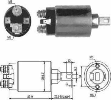 Hoffer 46026 - Ievilcējrelejs, Starteris adetalas.lv