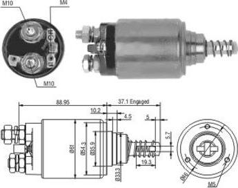 Hoffer 46191 - Ievilcējrelejs, Starteris adetalas.lv