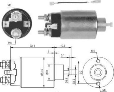 Hoffer 46142 - Ievilcējrelejs, Starteris adetalas.lv