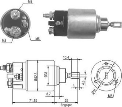 Hoffer 46153 - Ievilcējrelejs, Starteris adetalas.lv