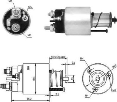 Hoffer 46139 - Ievilcējrelejs, Starteris adetalas.lv