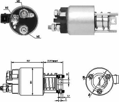 Hoffer 46136 - Ievilcējrelejs, Starteris adetalas.lv