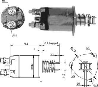 Hoffer 46329 - Ievilcējrelejs, Starteris adetalas.lv