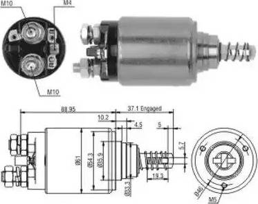 Hoffer 6646116 - Ievilcējrelejs, Starteris adetalas.lv