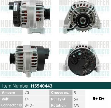 Hoffer H5540443R - Ģenerators adetalas.lv