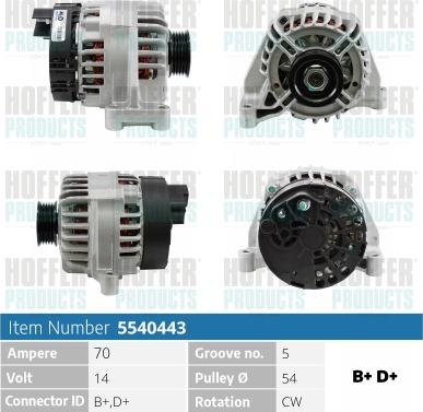 Hoffer H5540443 - Ģenerators adetalas.lv