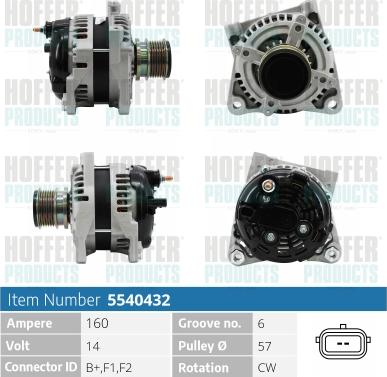 Hoffer H5540432 - Ģenerators adetalas.lv