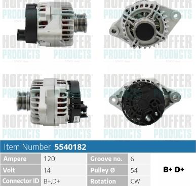 Hoffer H5540182 - Ģenerators adetalas.lv