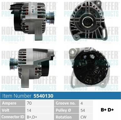 Hoffer H5540130 - Ģenerators adetalas.lv