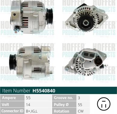 Hoffer H5540840 - Ģenerators adetalas.lv