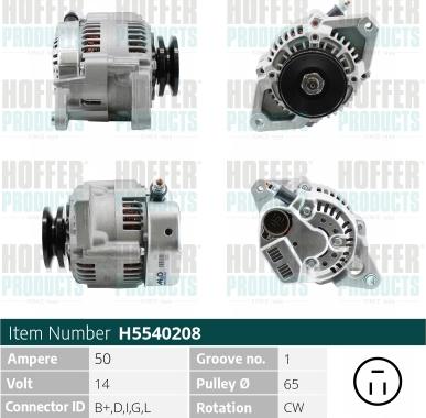 Hoffer H5540208 - Ģenerators adetalas.lv