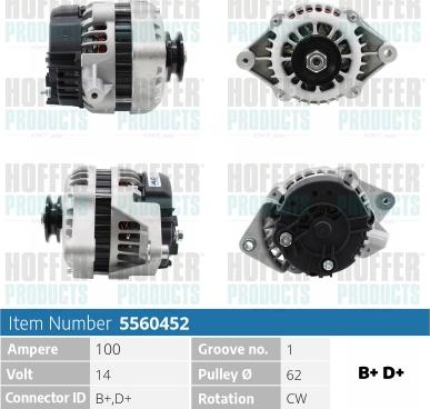 Hoffer H5560452 - Ģenerators adetalas.lv