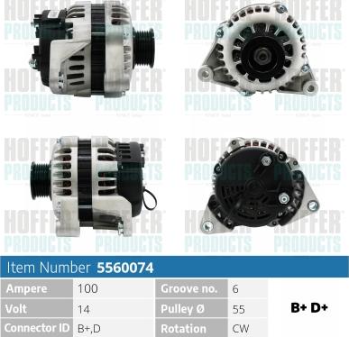 Hoffer H5560074 - Ģenerators adetalas.lv