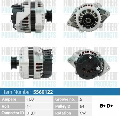 Hoffer H5560122 - Ģenerators adetalas.lv