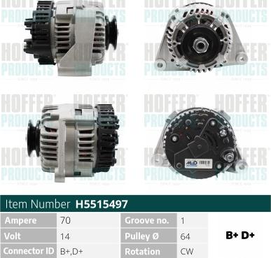 Hoffer H5515497 - Ģenerators adetalas.lv