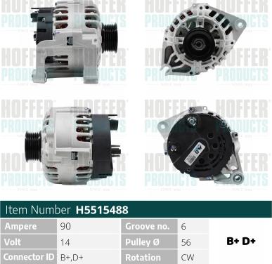 Hoffer H5515488 - Ģenerators adetalas.lv