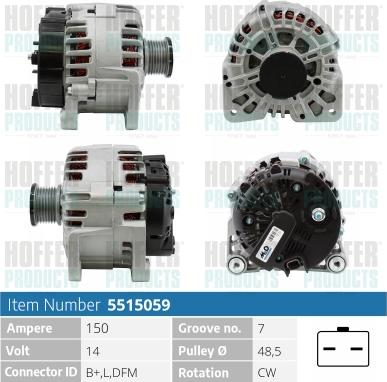 Hoffer H5515059 - Ģenerators adetalas.lv