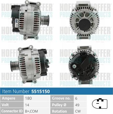 Hoffer H5515150 - Ģenerators adetalas.lv