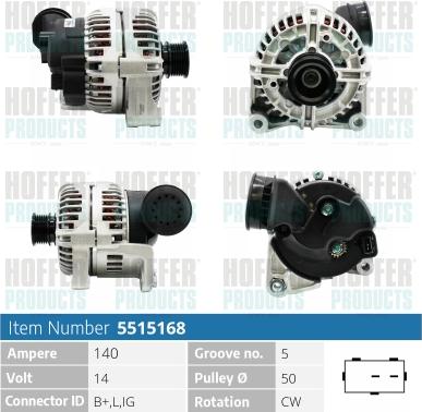 Hoffer H5515168 - Ģenerators adetalas.lv