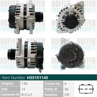 Hoffer H55151145 - Ģenerators adetalas.lv