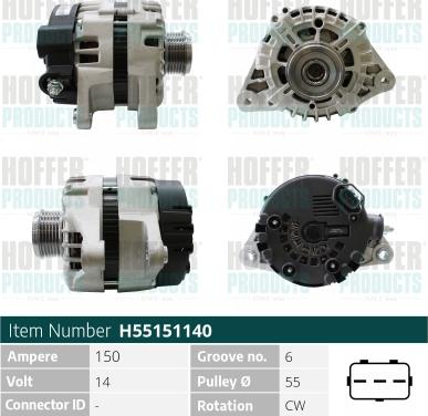 Hoffer H55151140 - Ģenerators adetalas.lv