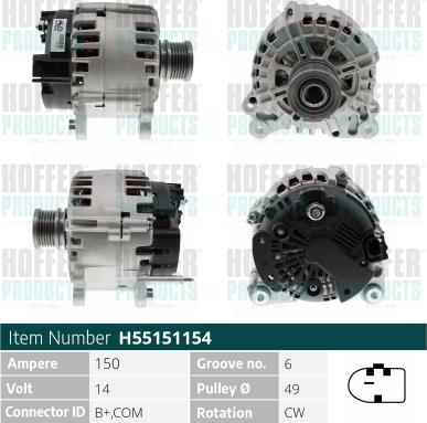 Hoffer H55151154 - Ģenerators adetalas.lv