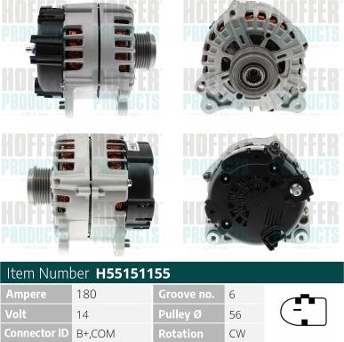 Hoffer H55151155 - Ģenerators adetalas.lv