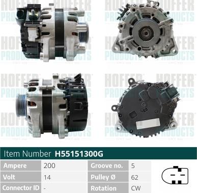 Hoffer H55151300G - Ģenerators adetalas.lv