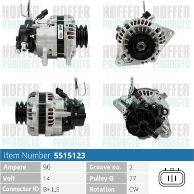 Hoffer H5515123 - Ģenerators adetalas.lv