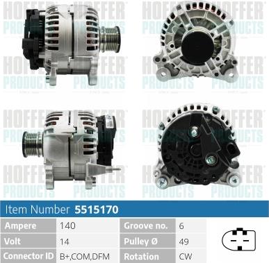 Hoffer H5515170 - Ģenerators adetalas.lv