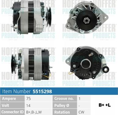 Hoffer H5515298 - Ģenerators adetalas.lv