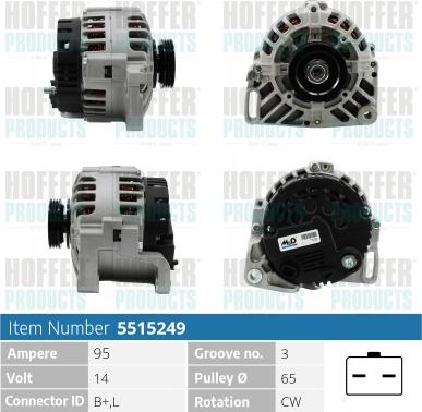 Hoffer H5515249 - Ģenerators adetalas.lv