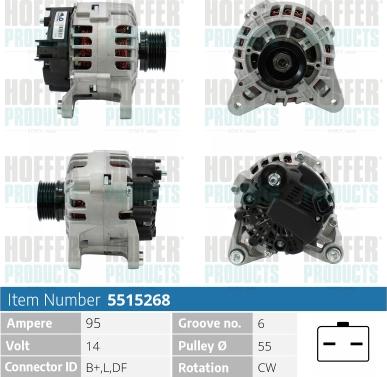 Hoffer H5515268 - Ģenerators adetalas.lv