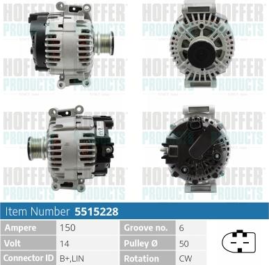 Hoffer H5515228 - Ģenerators adetalas.lv