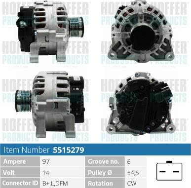 Hoffer H5515279 - Ģenerators adetalas.lv