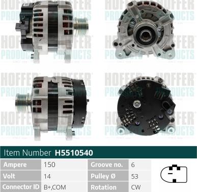 Hoffer H5510540 - Ģenerators adetalas.lv