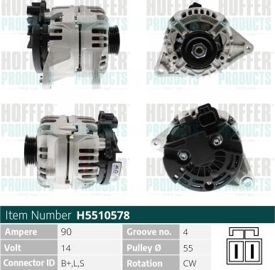 Hoffer H5510578 - Ģenerators adetalas.lv