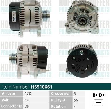 Hoffer H5510661 - Ģenerators adetalas.lv