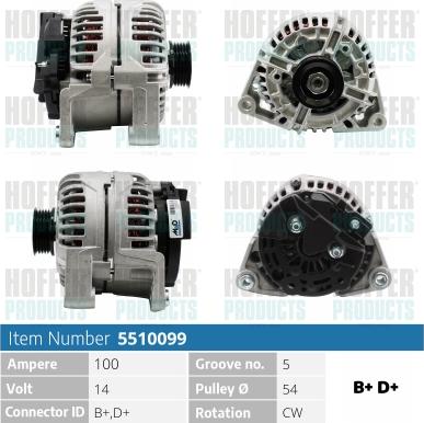 Hoffer H5510099 - Ģenerators adetalas.lv