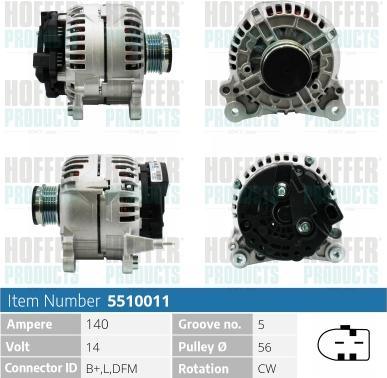 Hoffer H5510011 - Ģenerators adetalas.lv