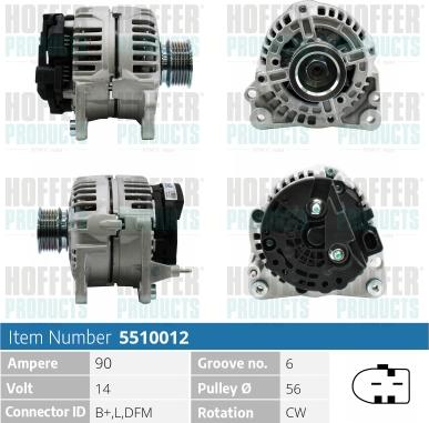 Hoffer H5510012 - Ģenerators adetalas.lv